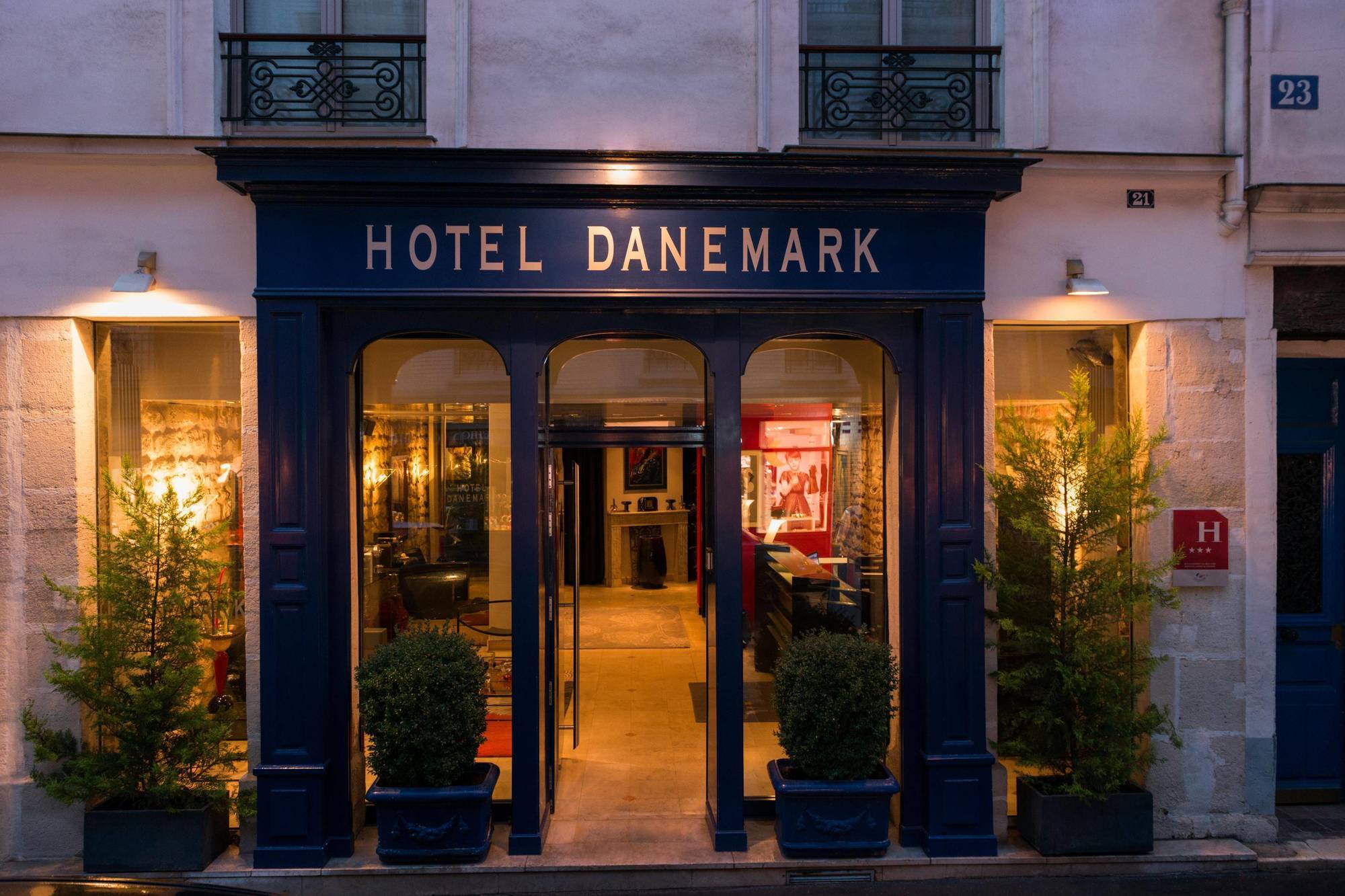 Hotel Danemark Párizs Kültér fotó